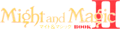 Might and Magic Book II logo for Super Famicom